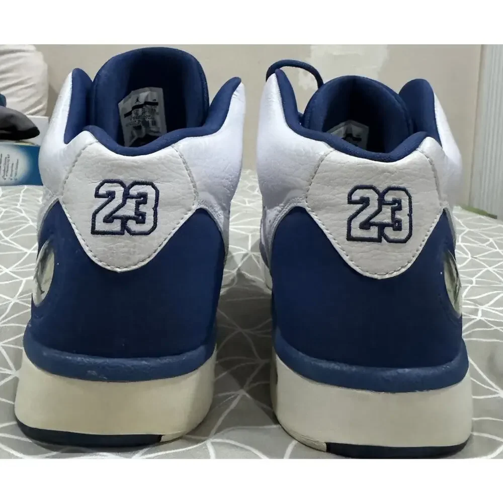 Nike Air Jordan Flight Tradition 2015 White French Blue Mens Size 11 819472-107